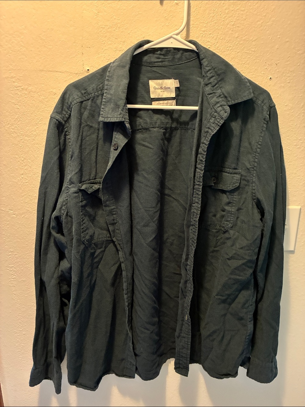 Goodfellow & Co Men's Dark Green Lightweight Shirt Jacket